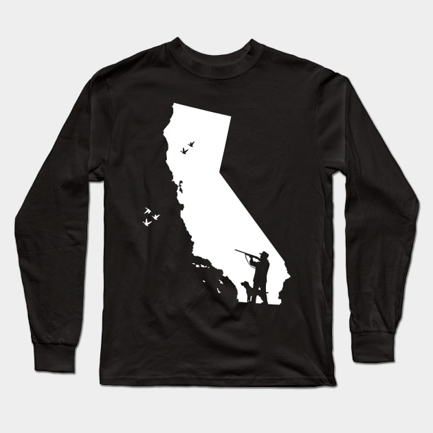 Carolina Duck Hunting Long Sleeve T-Shirt by Tesszero